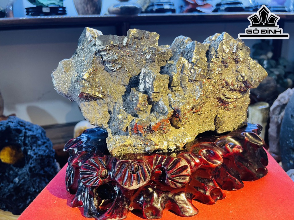 Tác Phẩm Đá Pyrite Cao 25 Ngang 19 (cm) 7,7kg