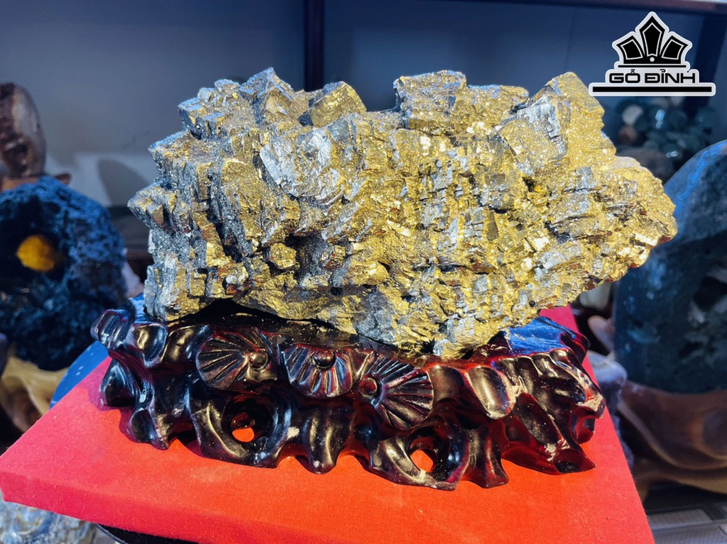 Tác Phẩm Đá Pyrite Cao 25 Ngang 19 (cm) 7,7kg