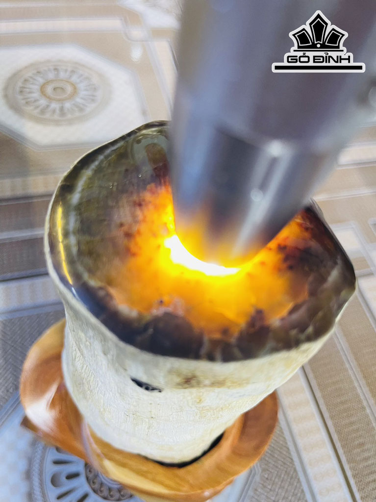 Tác Phẩm Gỗ Hóa Thạch Cao 25 (cm) 1,82kg