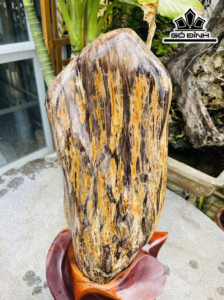 Tác Phẩm Gỗ Hóa Thạch Cao 60 (cm) 19kg