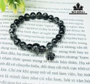 Vòng Tay Đá Thạch Anh Tóc Đen Đường Kính Hạt 7,5 (mm)
