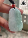 Mặt Dây Chuyền Đá Cẩm Thạch (Jadeite) Cao 38 Ngang 21 Sâu 7 (mm)