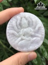 Mặt Dây Chuyền Đá Cẩm Thạch (Jadeite) Cao 52,5 Ngang 52,7 Sâu 15,2 (mm)