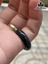 Nhẫn Đá Thạch Anh Đen Cao 16 Ngang 5,8 (mm)