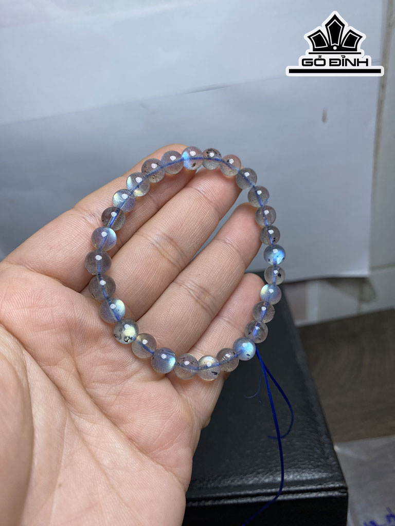 Vòng Tay Đá Thạch Anh Đường Kính Hạt 7 (mm)