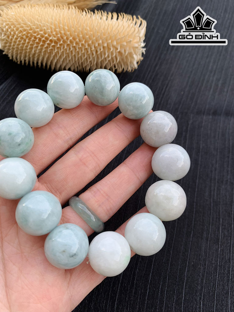 Vòng Tay Đá Thạch Anh Đường Kính Hạt 16 (mm)
