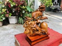 Tượng Long Mã Gỗ Hương Cao 46 Ngang 35 Sâu 15 (cm)