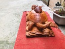 Tượng Long Quy Gỗ Hương Ngang 43 Cao 20 Sâu 23 (cm)