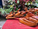 Tượng Mã Đáo Thành Công Gỗ Hương Cao 33 Ngang 82 Sâu 20 (cm)