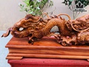 Tượng Nhất Long Gỗ Hương Cao 36 Ngang 75 Sâu 13 (cm)