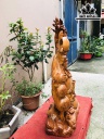 Tượng Phật Di Lặc Gỗ Hương Cao 69 Ngang 43 Sâu 20 (cm)