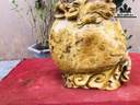 Tượng Phật Di Lặc Gỗ Nu Kháo Cao 34 Ngang 31 Sâu 15 (cm)