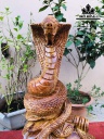 Tượng Rắn Phong Thủy Gỗ Hương Cao 46 Ngang 22 Sâu 20 (cm)