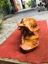 Tượng Trâu Gỗ Hương Cao 18 Ngang 39 Sâu 12 (cm)