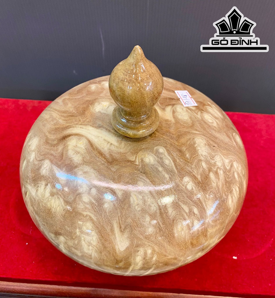 Chum Phú Quý Gỗ Nu Nghiến Cao 18 Đường Kính 18 (cm)