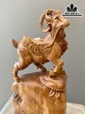 Tượng Nhất Dương Gỗ Ngọc Am Cao 48 Ngang 20 Sâu 12 (cm)