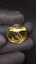 Mặt Dây Chuyền Đá Thạch Anh Tóc Vàng Cao 24,4 Ngang 22,9 Sâu 12,6 (mm) 9,6gr
