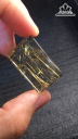 Mặt Dây Chuyền Đá Thạch Anh Tóc Vàng Cao 26,4 Ngang 16,8 Sâu 7,5 (mm) 8,6gr