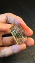 Mặt Dây Chuyền Đá Thạch Anh Tóc Vàng Cao 26,4 Ngang 16,8 Sâu 7,5 (mm) 8,6gr