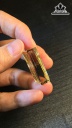 Mặt Dây Chuyền Đá Thạch Anh Tóc Vàng Cao 26,4 Ngang 16,8 Sâu 7,5 (mm) 8,6gr