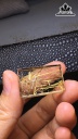 Mặt Dây Chuyền Đá Thạch Anh Tóc Vàng Cao 26,4 Ngang 16,8 Sâu 7,5 (mm) 8,6gr