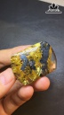 Mặt Dây Chuyền Đá Thạch Anh Tóc Vàng Cao 38 Ngang 27 Sâu 10,4 (mm) 21,6gr