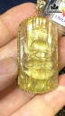 Mặt Dây Chuyền Đá Thạch Anh Tóc Vàng Cao 42,8 Ngang 22,8 Sâu 11,95 (mm) 122,21cts