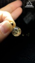 Mặt Dây Chuyền Đá Thạch Anh Tóc Vàng Đường Kính 10,3 (mm) 1.5gr