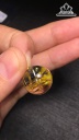 Mặt Dây Chuyền Đá Thạch Anh Tóc Vàng Đường Kính 13,9 (mm) 4gr