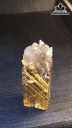 Tỳ Hưu Đá Thạch Anh Tóc Vàng Cao 66,5 Ngang 21,4 Sâu 15,6 (mm) 50,8gr