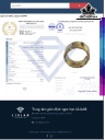 Vòng Bản Hoa Thị Đá Thạch Anh Tóc Vàng Cao 30,1 Ngang 16,26 Sâu 7,23 (mm) 650,04cts