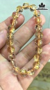 Vòng Tay Đá Thạch Anh Tóc Vàng Đường Kính Hạt 8,6 (mm) 19.6gr