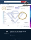 Vòng Tay Đá Thạch Anh Tóc Vàng Đường Kính Hạt 8,88-8,14 (mm) 100.23cts