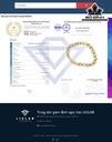 Vòng Tay Đá Thạch Anh Tóc Vàng Đường Kính Hạt 9,46-9,00 (mm) 111.82cts