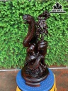 Tượng Rắn Phong Thủy Gỗ Trắc Cao 33 Ngang 17 Sâu 13 (cm)