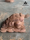 Tượng Thiềm Thừ Gỗ Hương Cao 18 Ngang 25 Sâu 30 (cm)