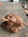 Tượng Thiềm Thừ Gỗ Hương Cao 18 Ngang 25 Sâu 30 (cm)