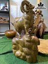 Tượng Nhất Dương Gỗ Ngọc Am Cao 90 Ngang 48 Sâu 30 (cm)