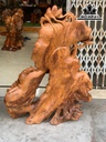 Tượng Phật Di Lặc Gỗ Lũa Sụn Ngọc Am Cao 110 Ngang 88 Sâu 28 (cm)