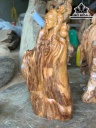 Tượng Thần Y Hoa Đà Gỗ Ngọc Am Cao 85 Ngang 48 Sâu 23 (cm)