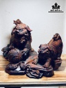 Tượng Nghê Gỗ Trắc Cao 17 Ngang 39 Sâu 18 (cm)