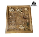 Tranh Thư Pháp Gỗ Cẩm Cao 52-57 Khung Dầy 3 (cm)
