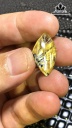 Mặt Dây Chuyền Đá Thạch Anh Tóc Vàng Cao 23,6 Ngang 13 Sâu 5,8 (mm) 2,2gr