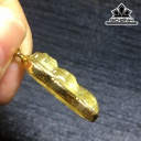 Mặt Dây Chuyền Quan Âm Đá Thạch Anh Tóc Vàng Cao 24,3 Ngang 12,7 Sâu 7,4 (mm) 6gr