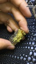 Tỳ Hưu Đá Thạch Anh Tóc Vàng Cao 26,4 Ngang 16,6 Sâu 10,6 (mm) 9,1gr