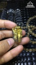 Tỳ Hưu Đá Thạch Anh Tóc Vàng Cao 26,4 Ngang 16,6 Sâu 10,6 (mm) 9,1gr