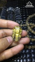 Tỳ Hưu Đá Thạch Anh Tóc Vàng Cao 26,4 Ngang 16,6 Sâu 10,6 (mm) 9,1gr
