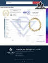 Vòng Tay Đá Thạch Anh Tóc Vàng Đường Kính Hạt 8,70-8,11 (mm) 89.64cts