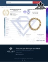 Vòng Tay Đá Thạch Anh Tóc Vàng Đường Kính Hạt 10,41-9,91 (mm) 139.92cts