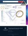Vòng Tay Đá Thạch Anh Tóc Vàng Đường Kính Hạt 10,80-9,80 (mm) 146.67cts
